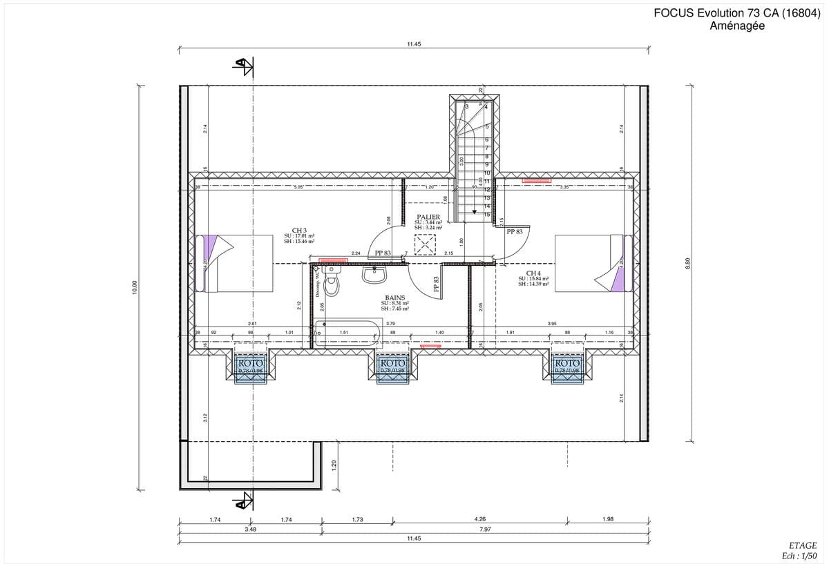 Plan Étage Evo Di Florio