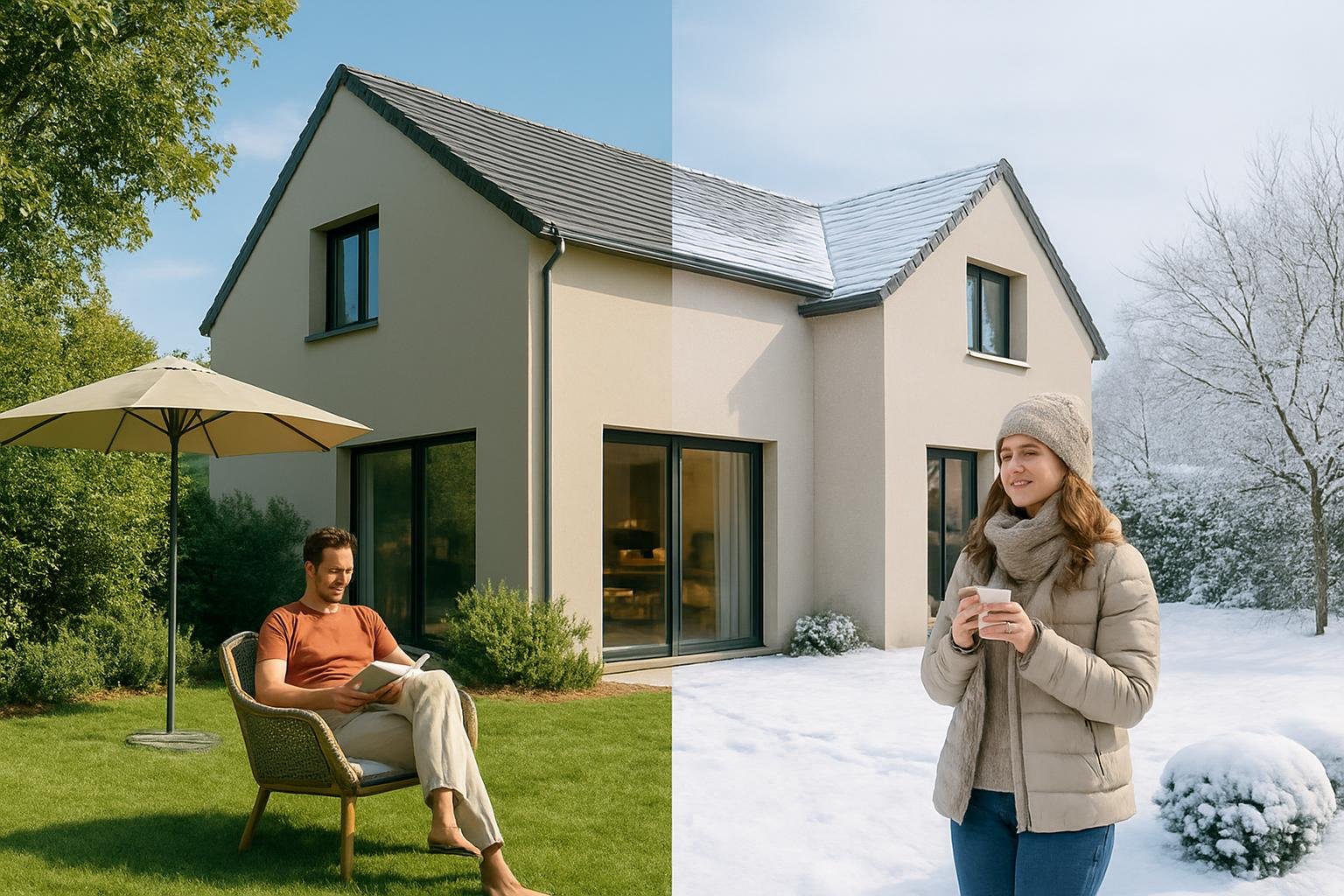 Comment rendre une maison confortable en été comme en hiver ?